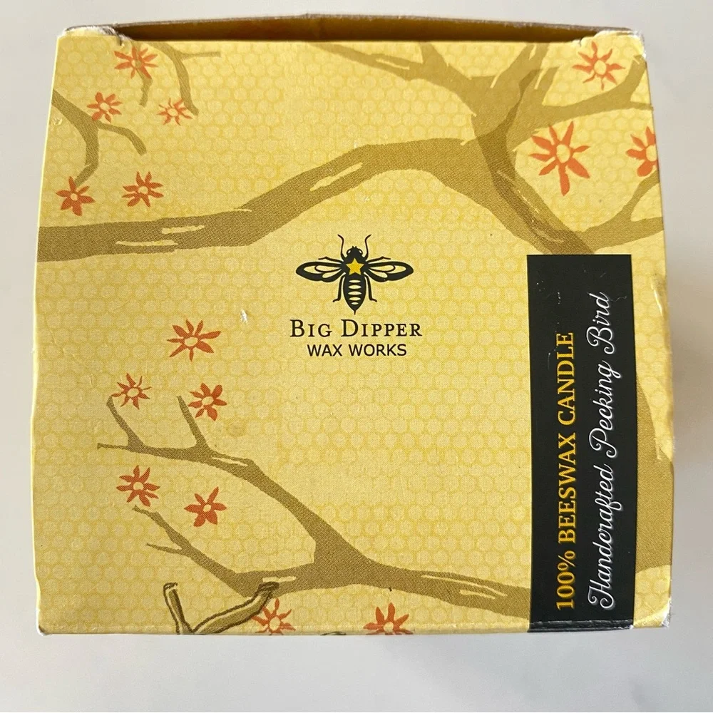Big Dipper Wax Works Handcrafted Beeswax Candles Birds Pecking - Picture 4 of 9